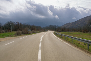 Road trip through Balkans in spring. Bosnia and Herzegovina, Republika Srpska