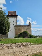 View of Hermann or Narva Castle in Estonia