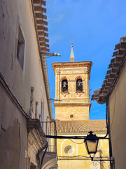 Tower of the church of Chinchilla de Montearagon in the province of Albacete - 766364009