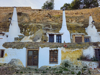 Hole caves in Chinchilla de Montearagon in the province of Albacete - 766364215
