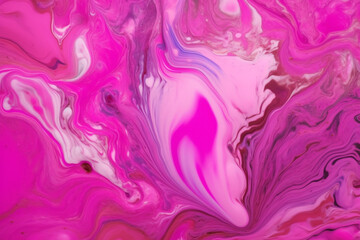 Fototapeta na wymiar abstract pink paint with waves background, created using generative AI tools