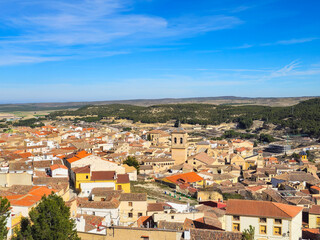 View of Chinchilla from Montearagon in the province of Albacete - 766364299