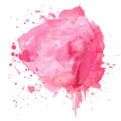 Pink drop watercolor 