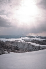 강원도 겨울 풍경