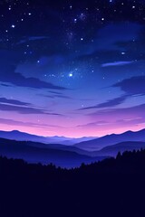 Fototapeta premium scene opens on a vast expanse of open sky