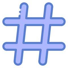 Obraz premium hashtag icon