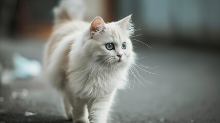 日常の中の白猫B