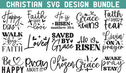 Christian SVG Bundle, Scripture Bundle, Bible Verse Bundle, Religious SVG, Jesus, God, Faith svg

 - obrazy, fototapety, plakaty