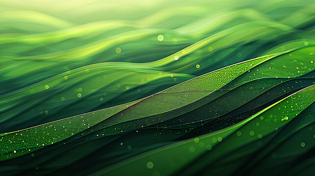 organic green lines as wallpaper background illustration