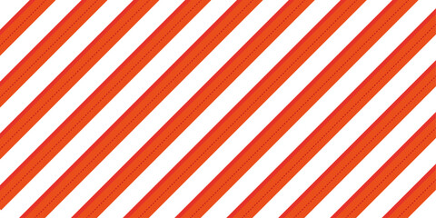 Orange, red and white striped background. Simple vector background.