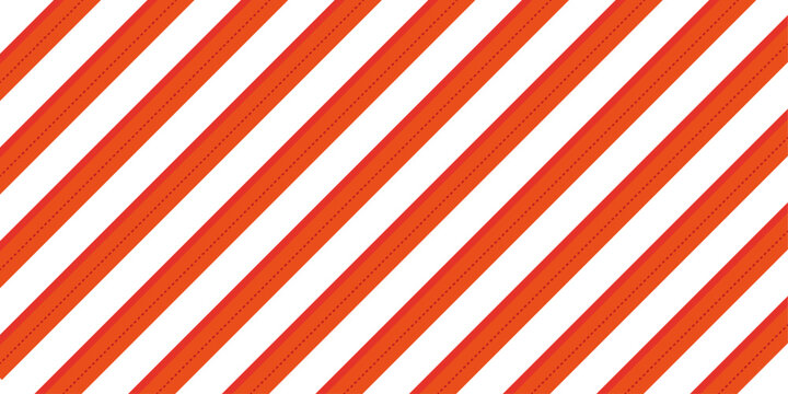 Orange, red and white striped background. Simple vector background.