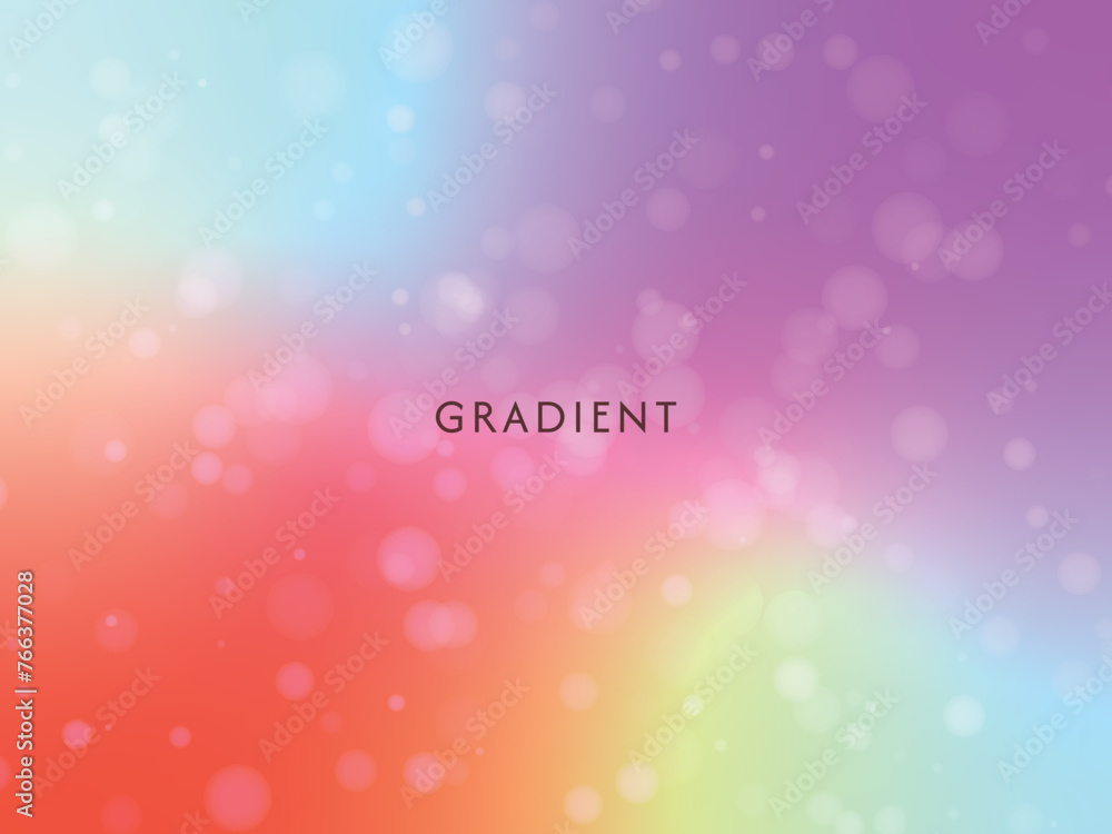 Poster abstract background, beautiful rainbow gradient with bokeh effect, stardust, shiny sequins. bright c