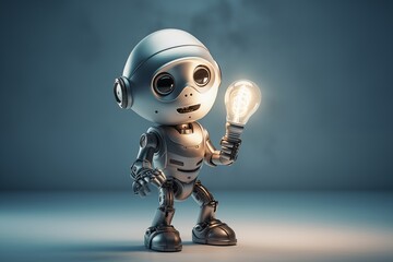 AI, machine learning, work, creative brain artificial intelligence, science and technology, and future innovations that help human work