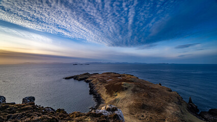 Rubha Hunish at sunset - Isle of Skye