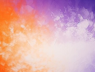 White purple orange, a rough abstract retro vibe background template or spray texture color gradient