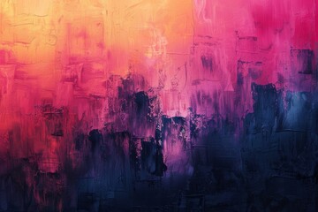 Bright and Bold Colorful Canvas. Modern Abstract Art Background. Created by Generative AI. - obrazy, fototapety, plakaty