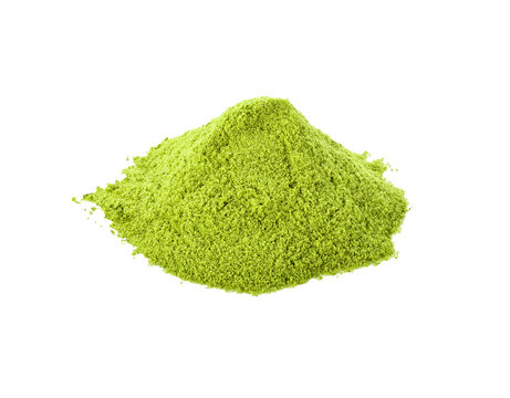 Powdered matcha green tea transparent png