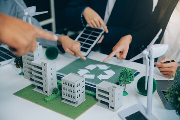 Carbon offset price report CO2 emission. Future growth Net zero waste in ESG ethical SME office...