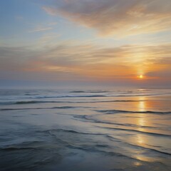 Fototapeta premium sunset over the sea