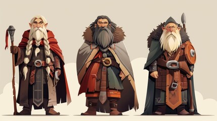 Vector character design inspired by the epic adventures of Middle Earth blending fantasy elements with timeless storytelling.