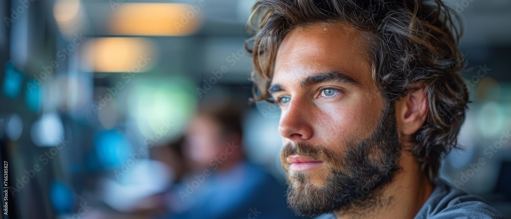 Poster Programmers who develop programming and coding technologies. Web designers. Programmers working in a software development company.