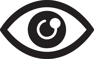 Eyes Icon Silhouettes Eyes EPS Vector Eyes Icon Clipart	
