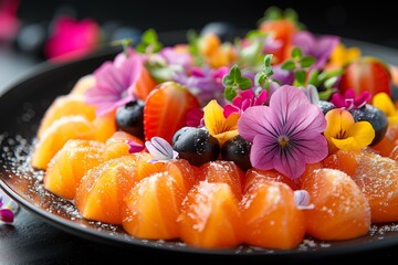Avant-garde,  gourmet and creative cuisine with exotic fruits