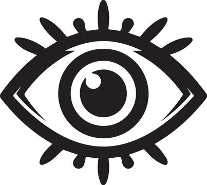 Eyes Icon Silhouettes Eyes EPS Vector Eyes Icon Clipart	
