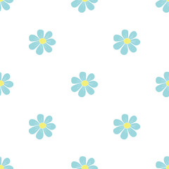 Spring floral pattern. Seamless pattern with flowers