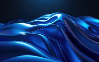 Abstract business background featuring dynamic 3D waves