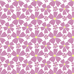 Spring floral pattern. Seamless pattern with flowers