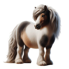 Pony, isolated, transparent background