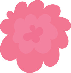 Flower leaves summer card elements spring illustration