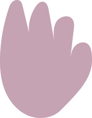 Flower leaves summer card elements spring illustration