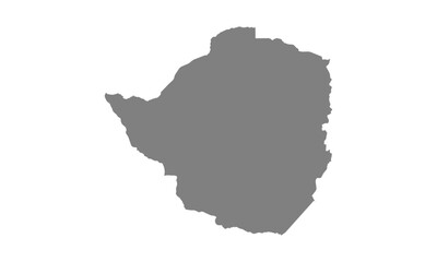 Fototapeta premium Map of Zimbabwe
