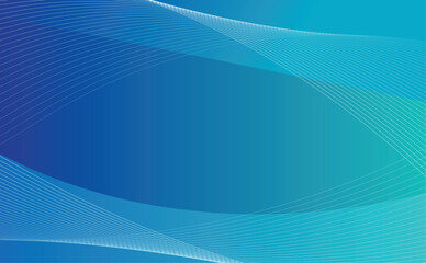 abstract blue background with dynamic wave line