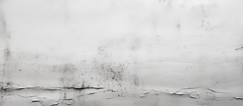 Fototapeta A black and white photo capturing a naturally textured grey wall covered in dirt, resembling a natural landscape in need of a cleansing fluid like water