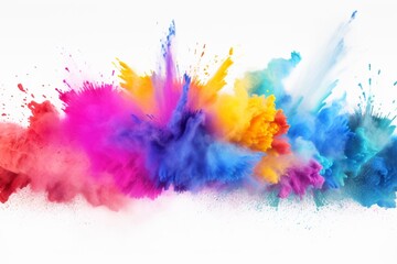 Fototapeta na wymiar colorful watercolor splashes