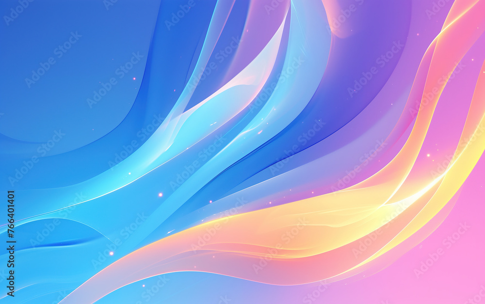 Poster curve abstract graphic background,created with generative ai tecnology.