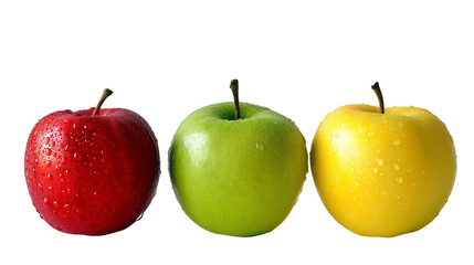 Apples isolated on a white background