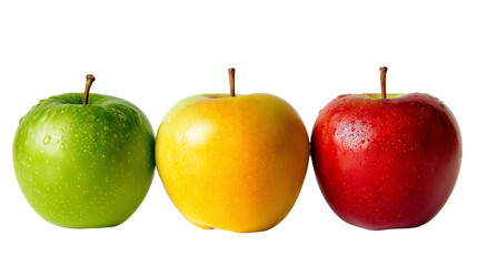 Apples isolated on a white background