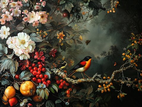 Transport viewers to an otherworldly realm where exotic flora and fauna coexist in a delicate balance, challenging preconceived notions of biology 