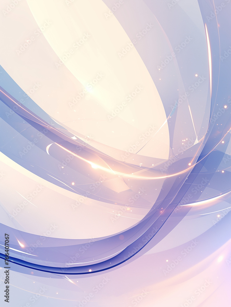 Poster curve abstract graphic background,created with generative ai tecnology.