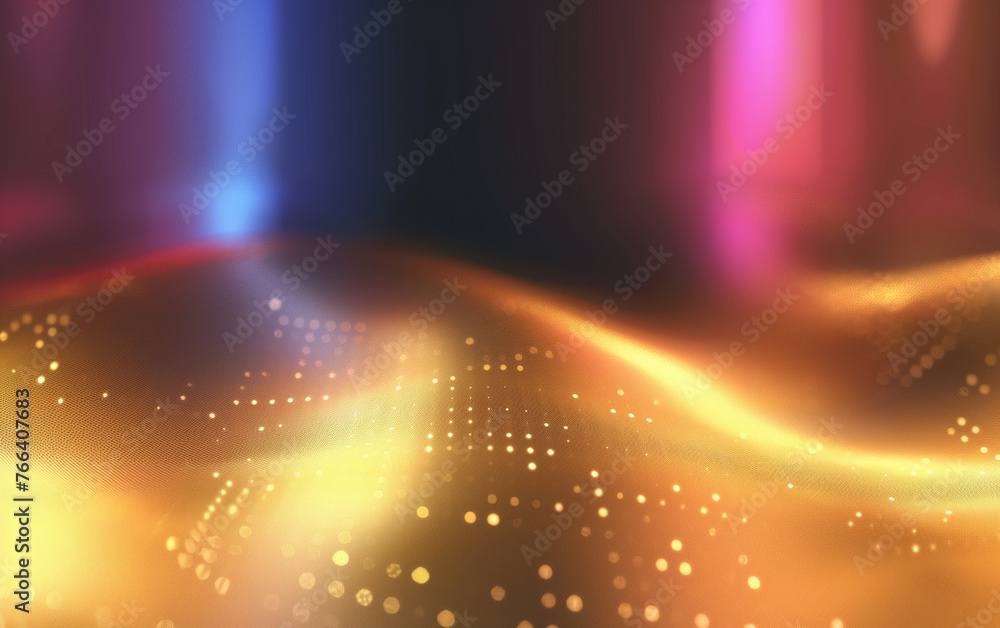 Sticker golden abstract background,created with generative ai tecnology.
