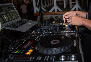 DJ, djset, consolle ,mix, mixer, party, music, electronic music, disco,