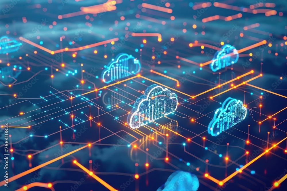 Poster cloud computing for digital storage and transfer big data on internet