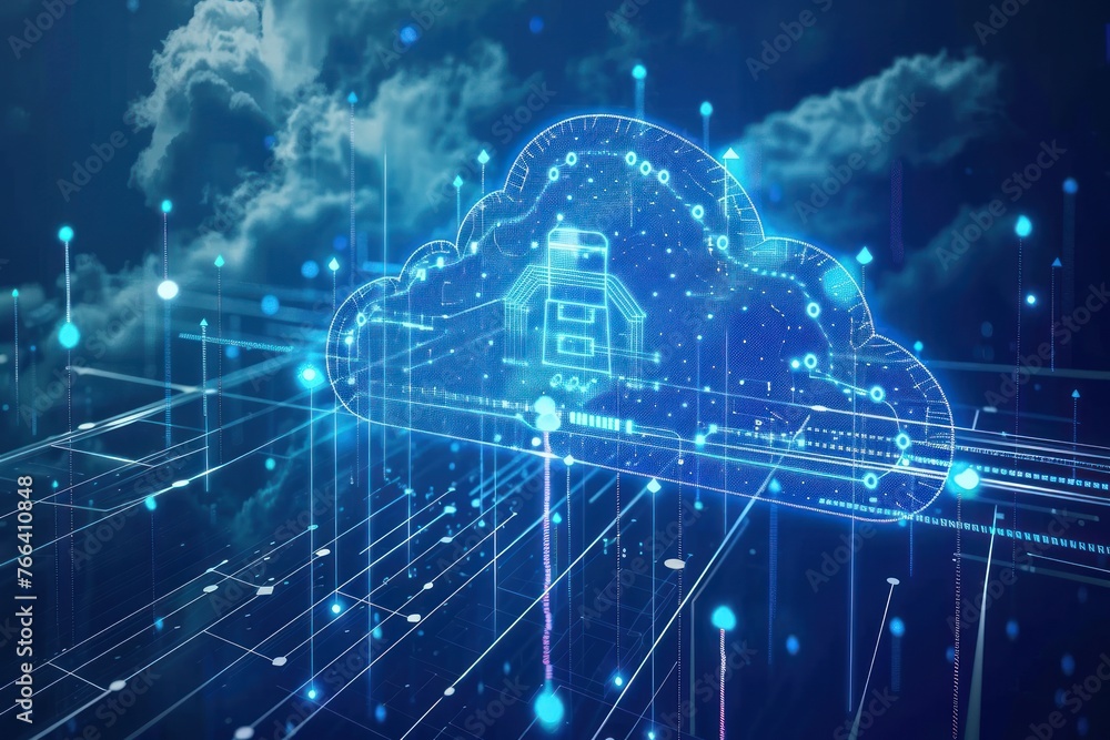 Poster cloud computing for digital storage and transfer big data on internet