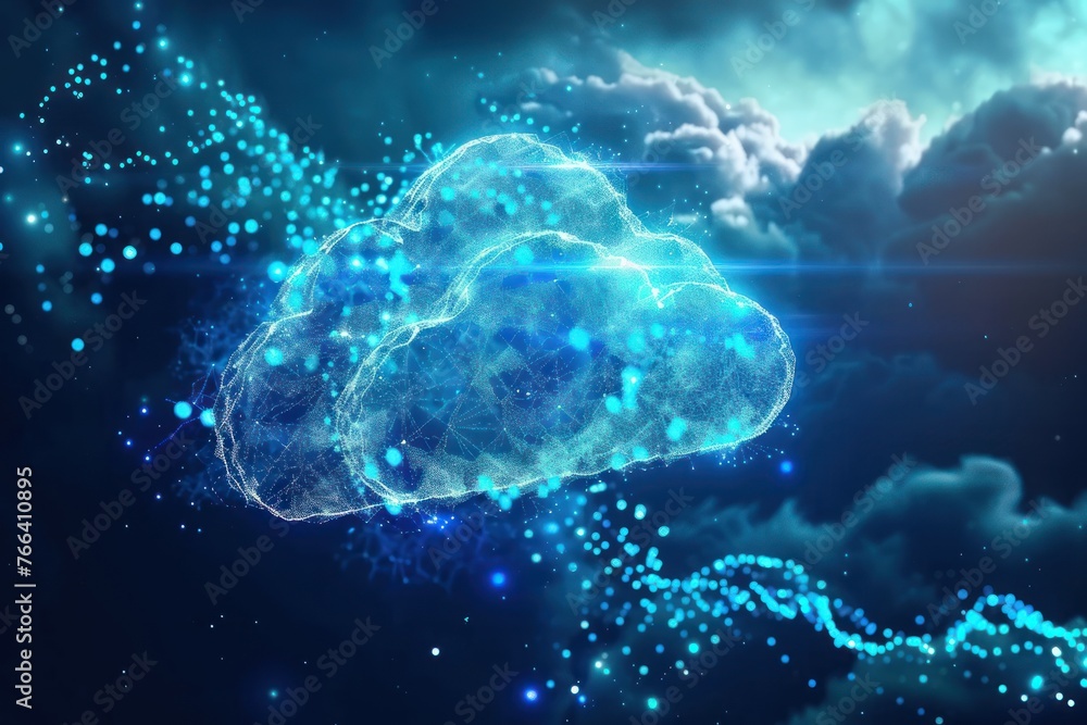 Poster cloud computing for digital storage and transfer big data on internet
