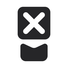 Fototapeta premium No heavy load sign, vector icon