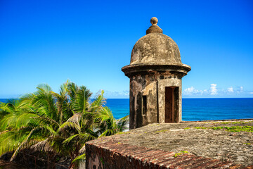 Castillo San Cristóbal Fortress in Old San Juan, Puerto Rico